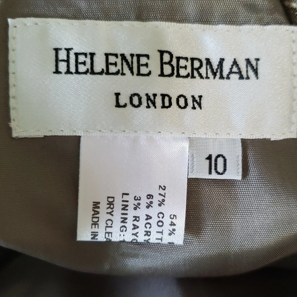 Helene Berman London Sheath Dress 10 Taupe V-Back Wedding Guest Cocktail Event